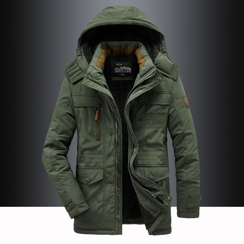 Warmer Winterparka für Herren | Lang