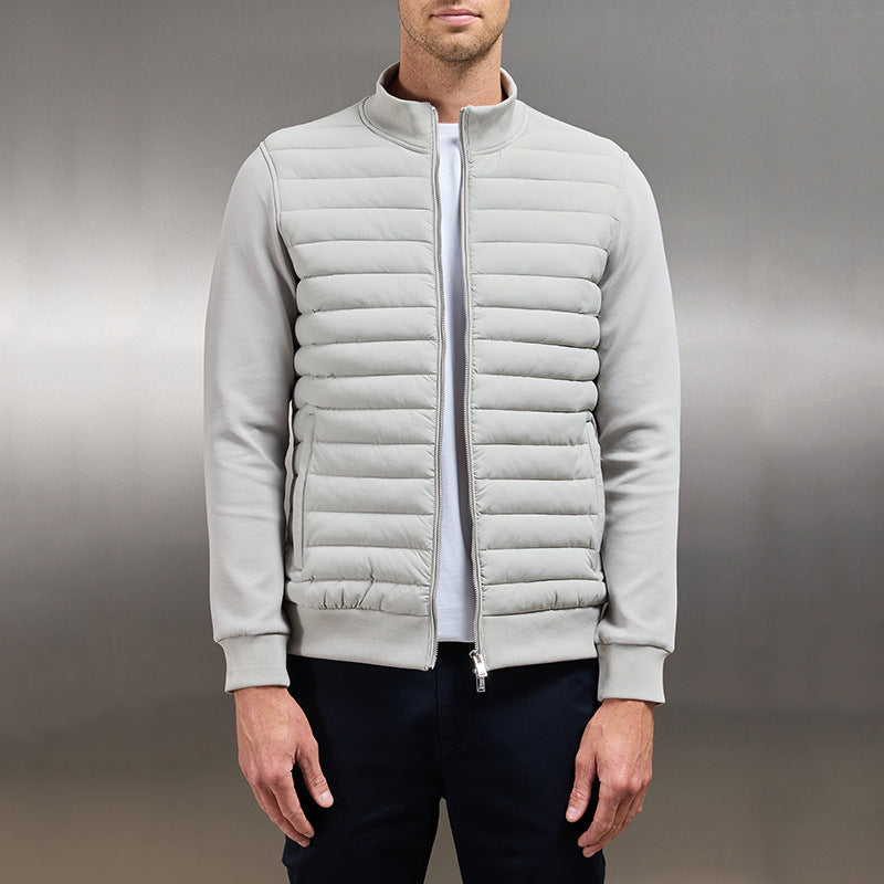 Herren-Steppjacke mit Quersteppung | reguläre form