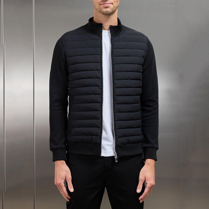 Herren-Steppjacke mit Quersteppung | reguläre form