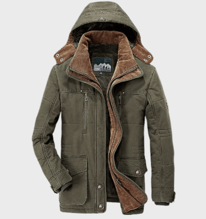 Herren Winterjacke | Kapuzendesign für kalte Bedingungen