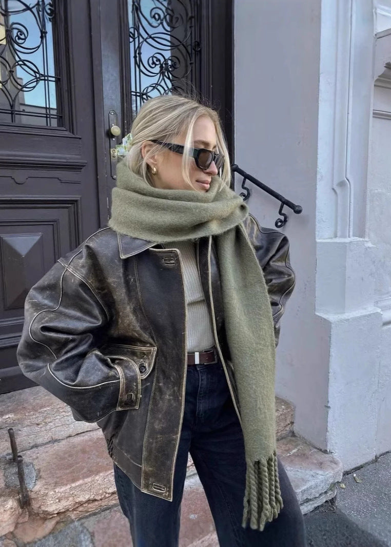 Damen Jacke | Lässige Ausführung mit gewaschenem Charakter