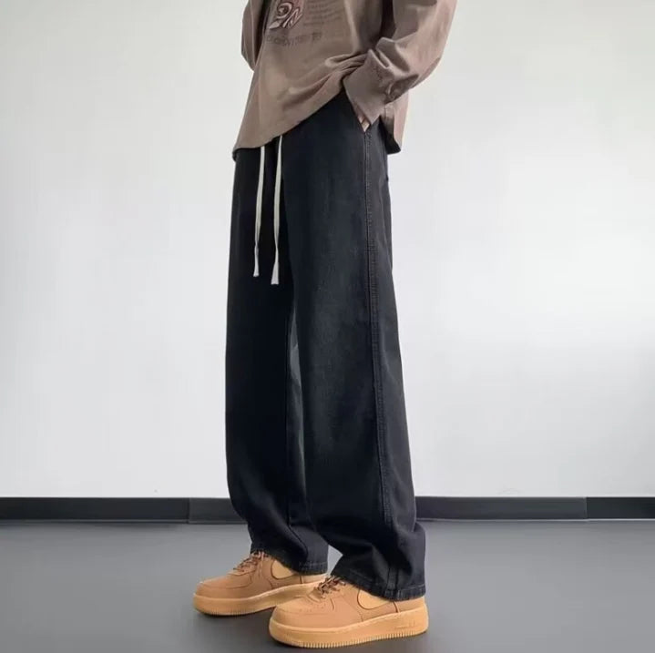 Herren-Jeans mit weiter silhouette | urbaner freizeitstil