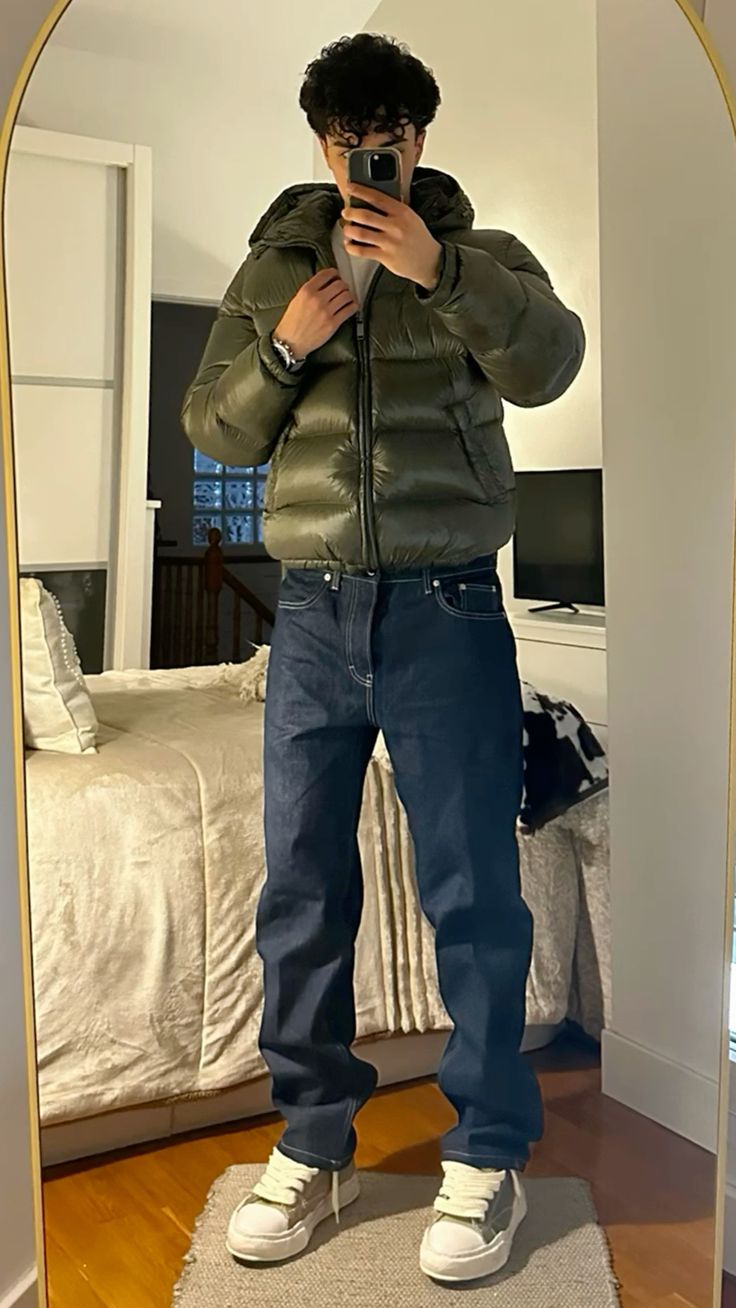 Gefütterte Herrenjacke | Winterform