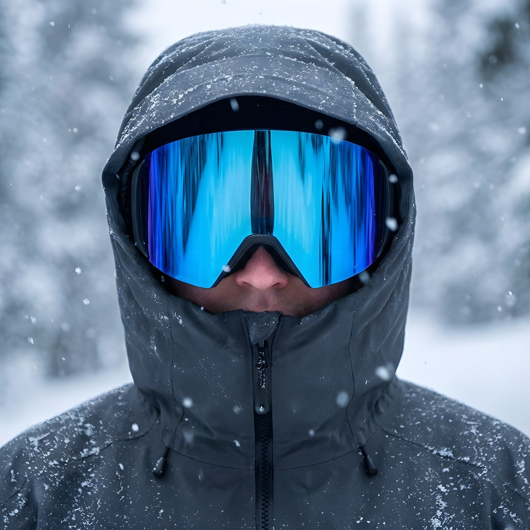 Unisex Skibrille | Panoramadesign geeignet für alpinen Einsatz