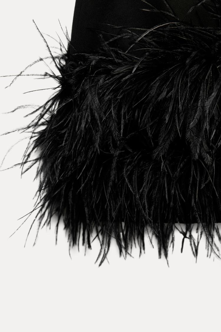 Damen-Minikleid mit dekorativer Bordüre | kurze Ausführung