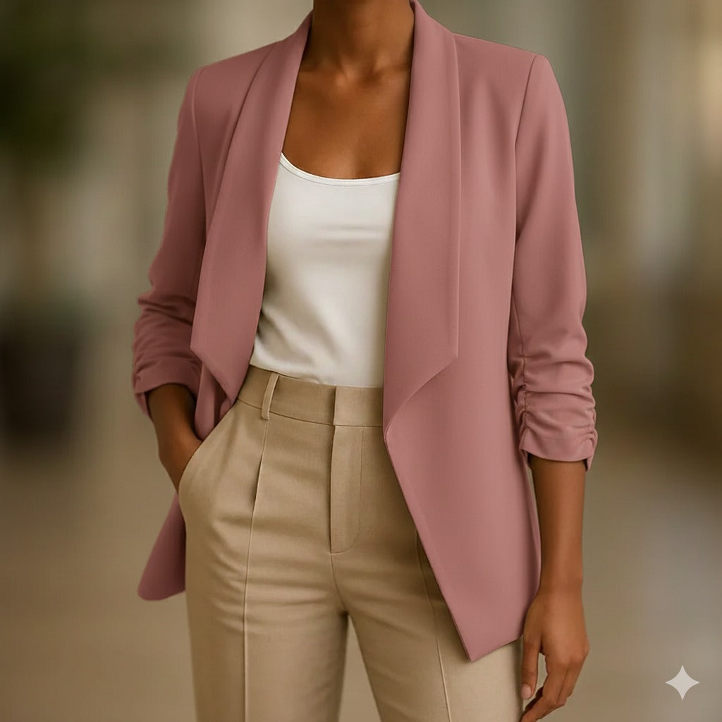 Damen-Blazer mit Langarm | formale Linienführung