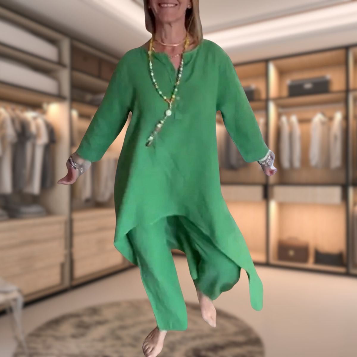 Damen Zweiteiler | Übergroße Passform für Freizeitkleidung