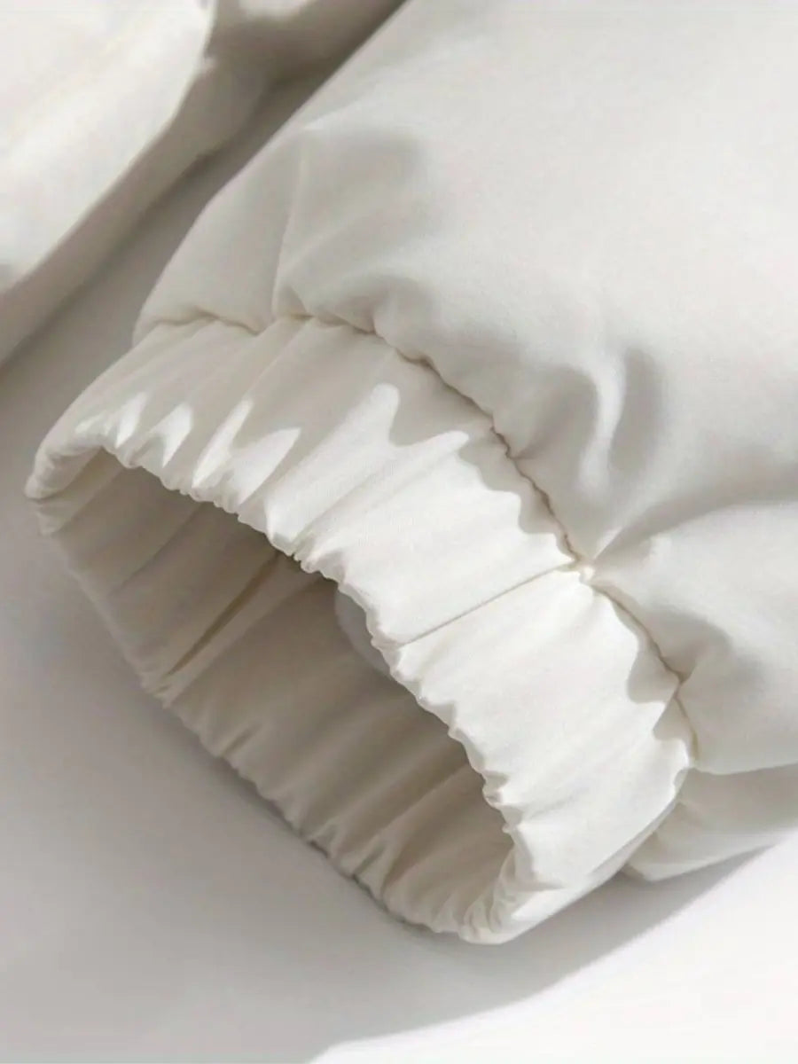 Warme Damen Winterjacke mit Reißverschluss | Mit Kapuze