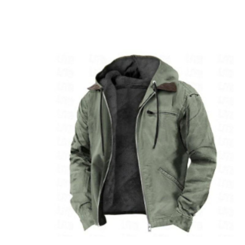 Herrenjacke mit Kapuzenform | Übergangsgeeignet