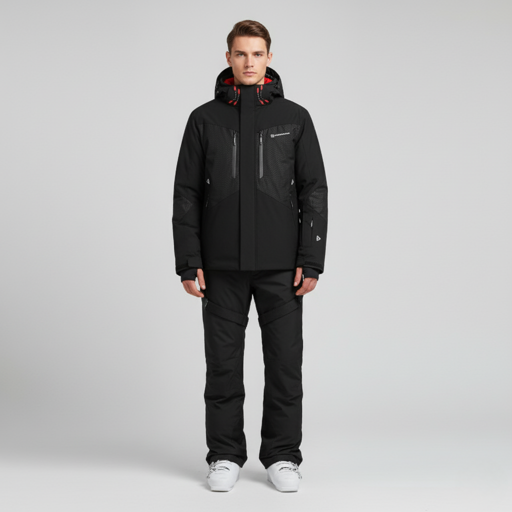 Herren Skiset | Funktionale Jacke und Hose mit geschlossene Winterform