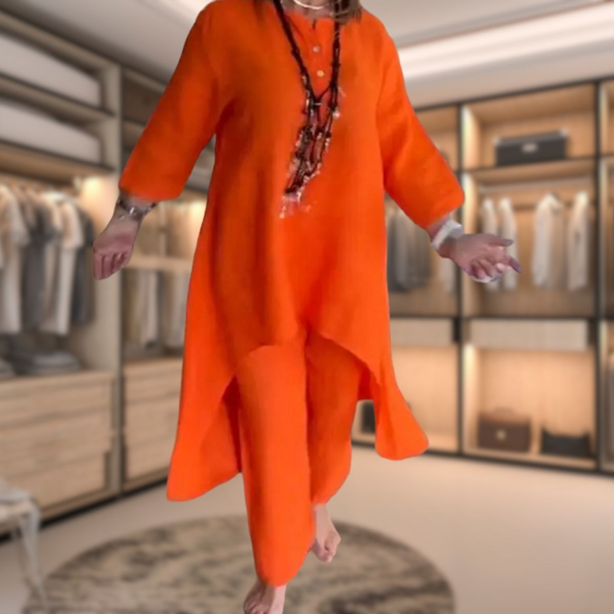 Damen Zweiteiler | Übergroße Passform für Freizeitkleidung