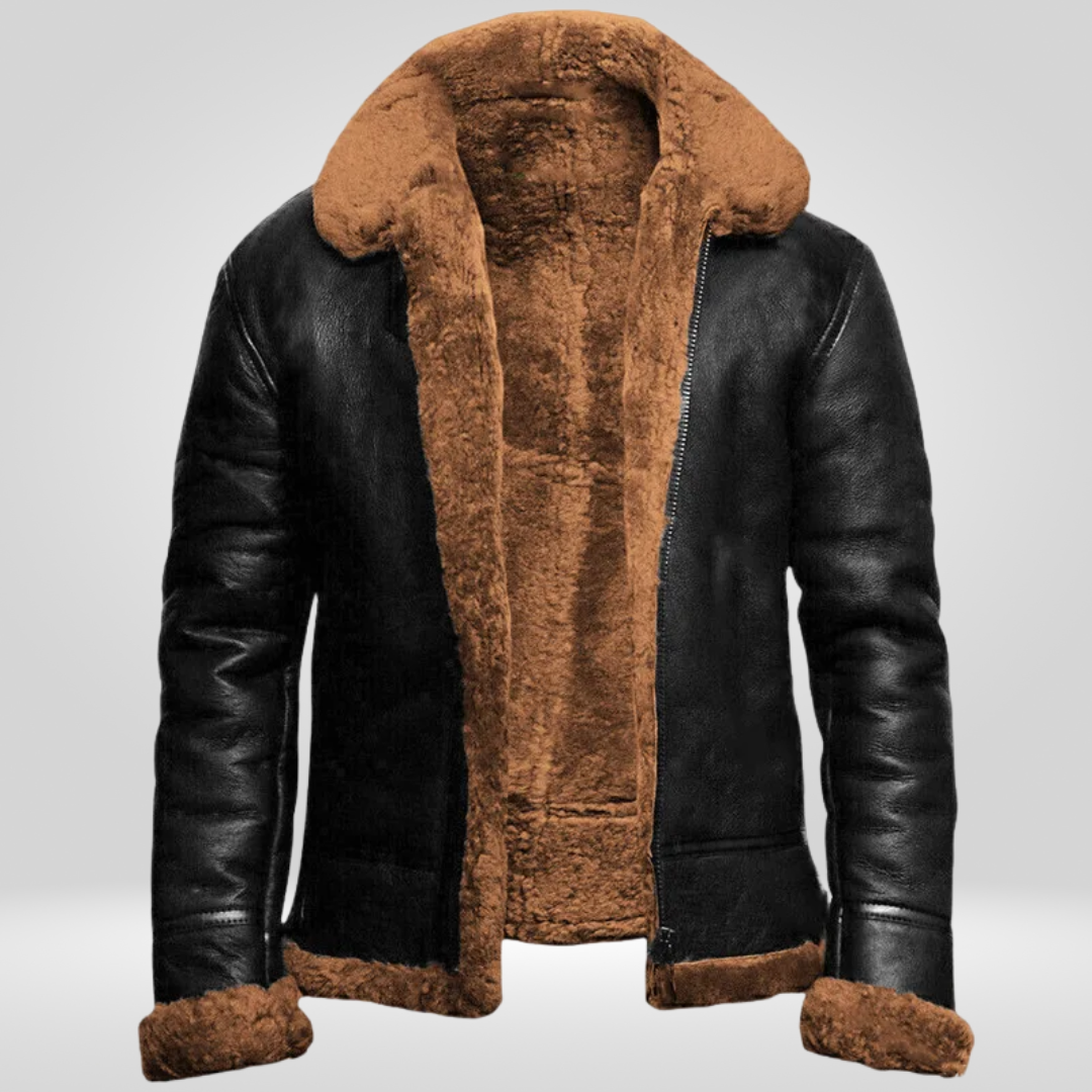 Herren Winterjacke | Langer Schnitt mit klarer Frontstruktur