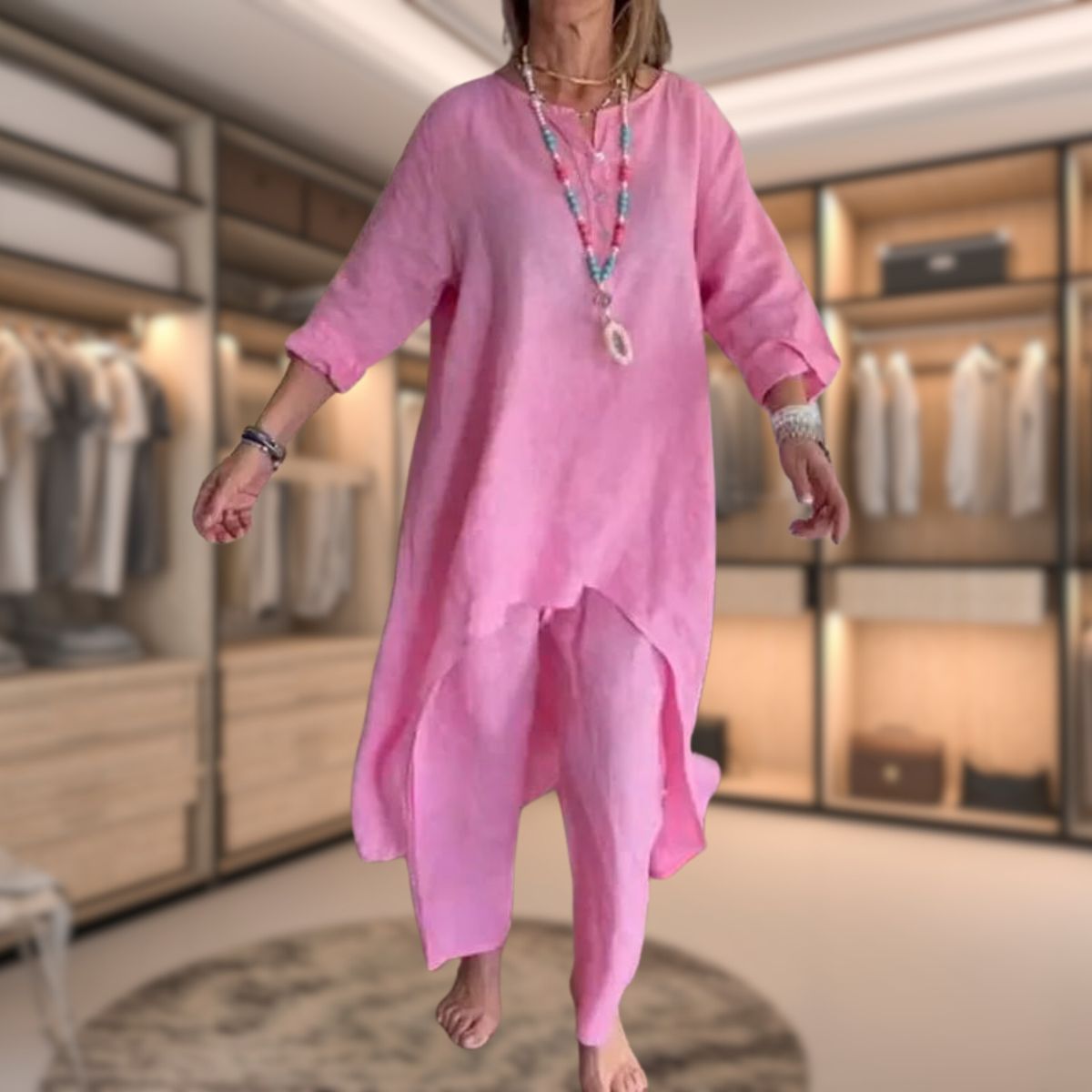 Damen Zweiteiler | Übergroße Passform für Freizeitkleidung