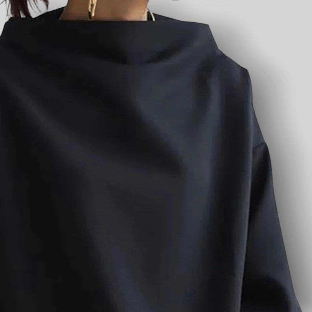 Damen Rollkragenpullover | Eleganter Pullover in Schwarz