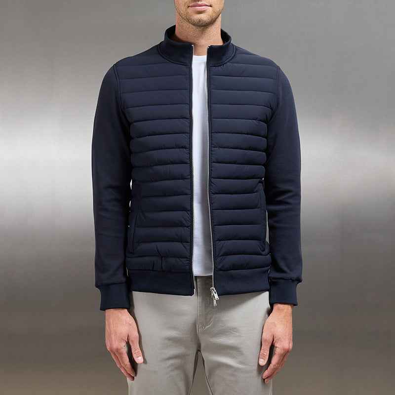 Herren-Steppjacke mit Quersteppung | reguläre form