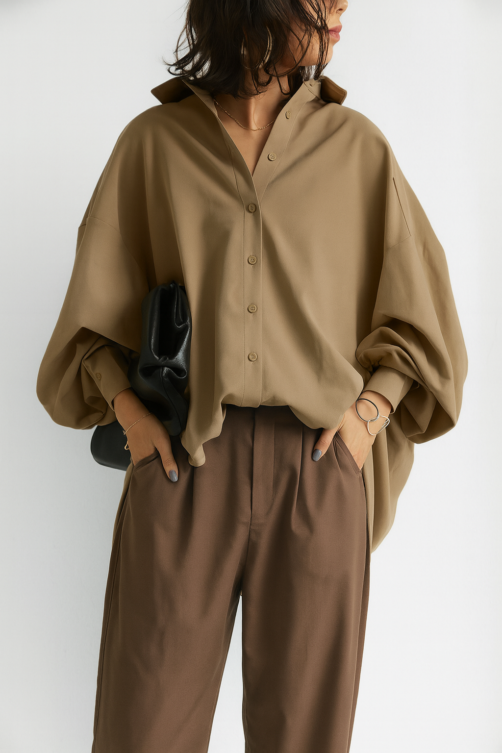 Damen Bluse | Locker geschnittene Ausführung mit klarer Form