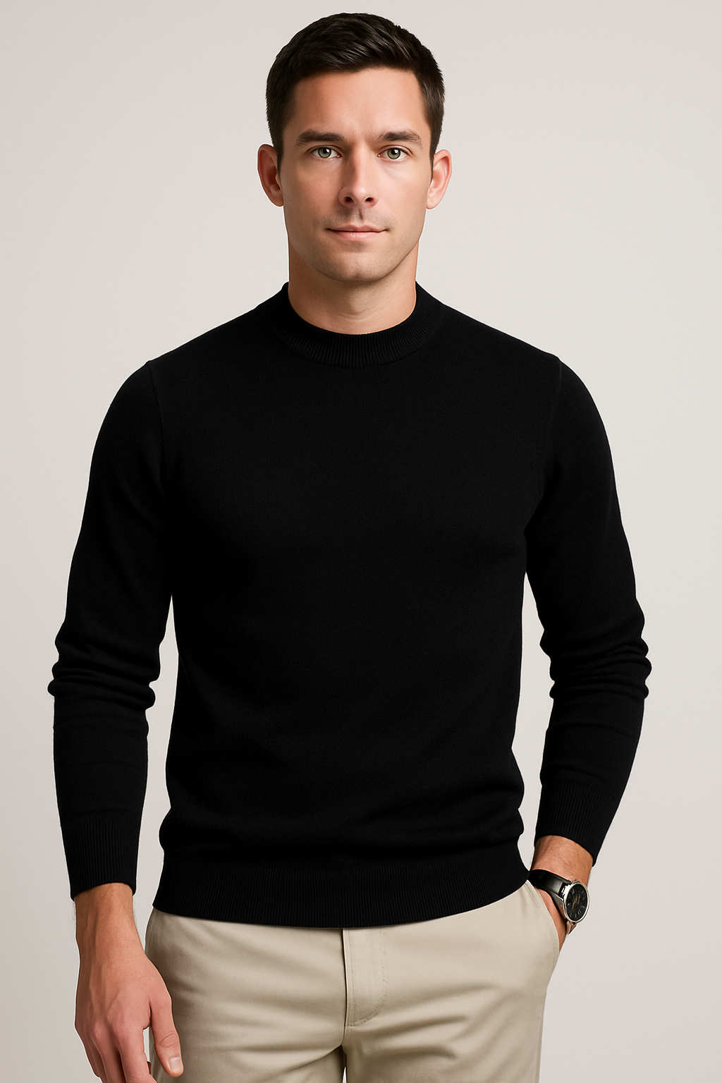 Herren Strickpullover | Legere Form mit ruhiger Linienführung