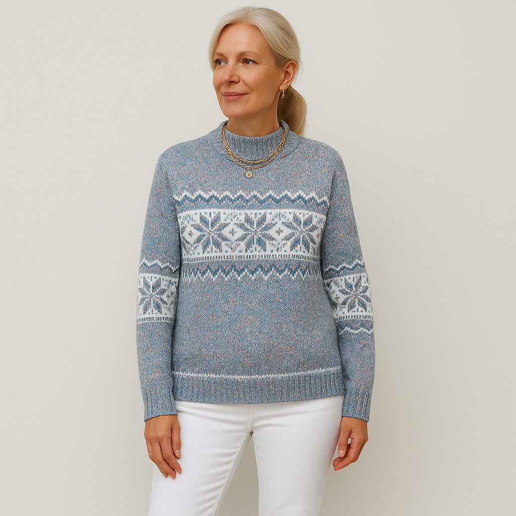 Damen Winterpullover | Warmer, bequemer Langarmpullover