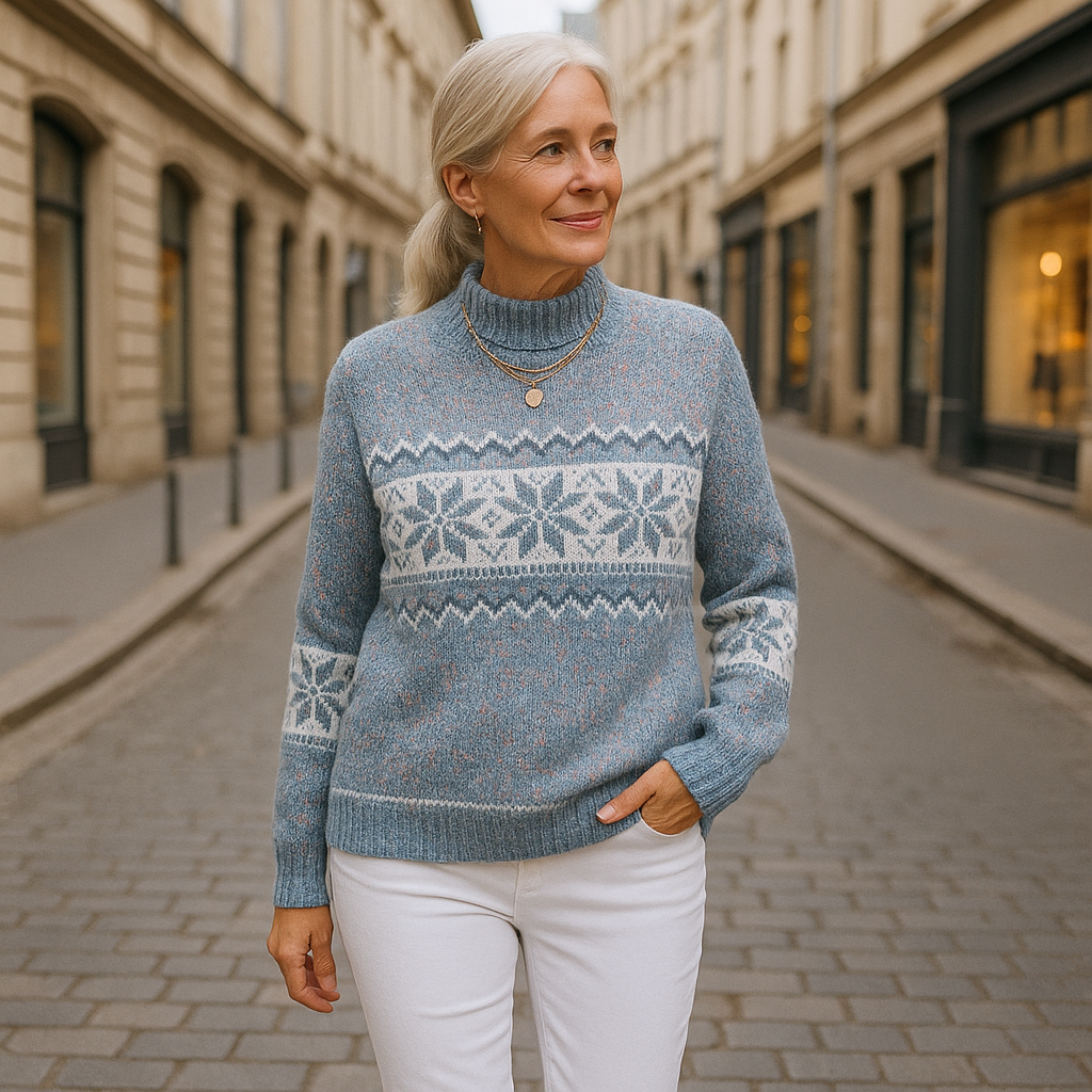 Damen Winterpullover | Warmer, bequemer Langarmpullover