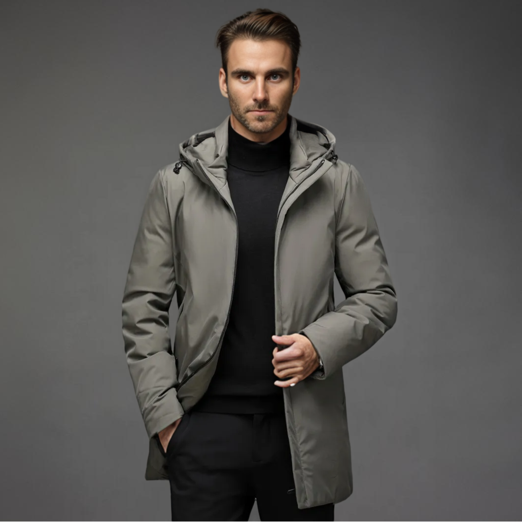 Herren Winterjacke mit Kapuze | Funktionale Ausführung