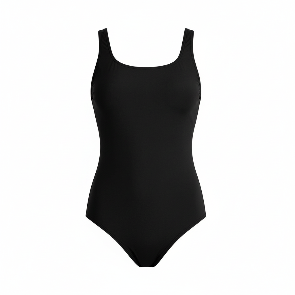 Damen Badeanzug | einteilige Form mit strukturierter Linienführung
