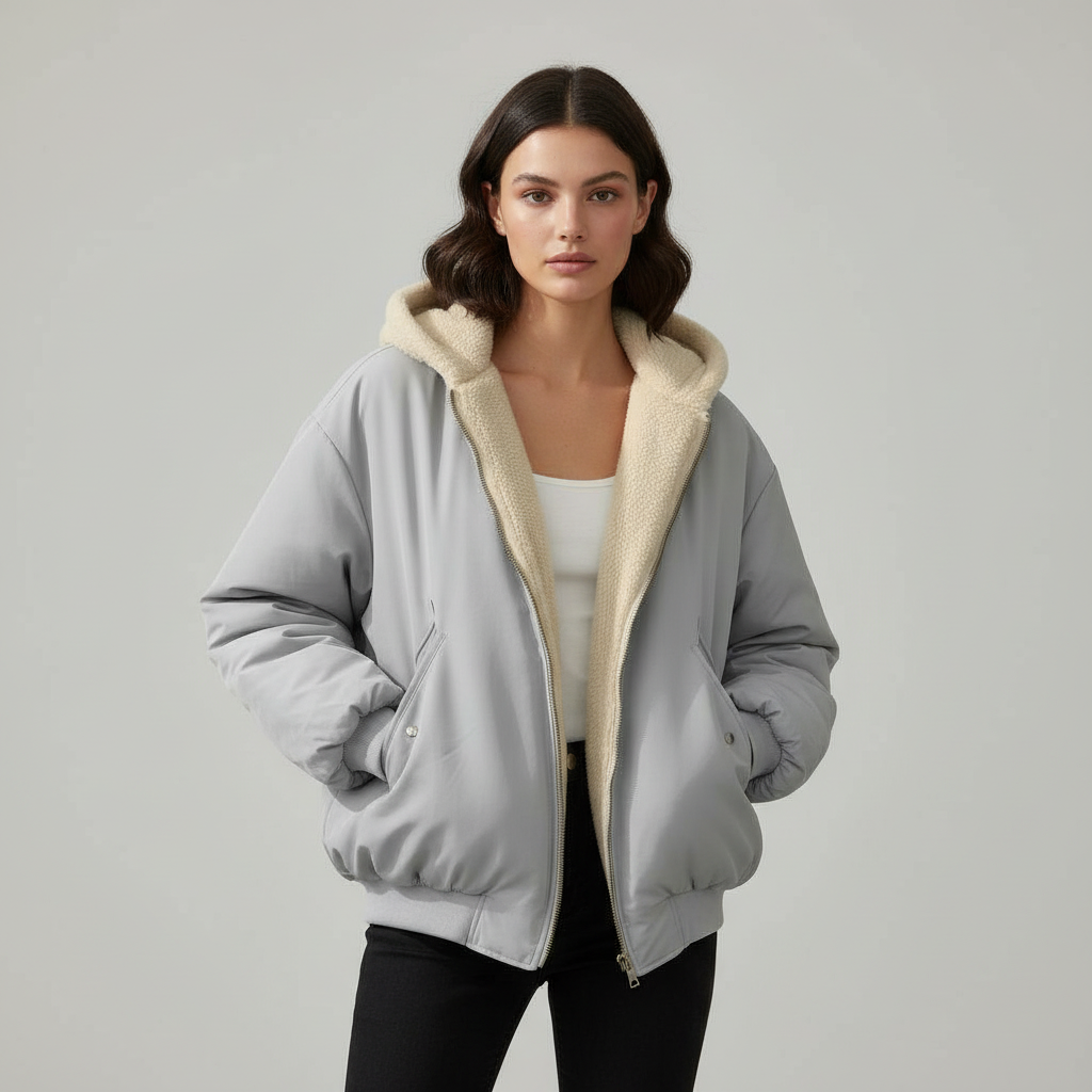 Damen Jacke | oversized Schnitt mit klarer Volumenform