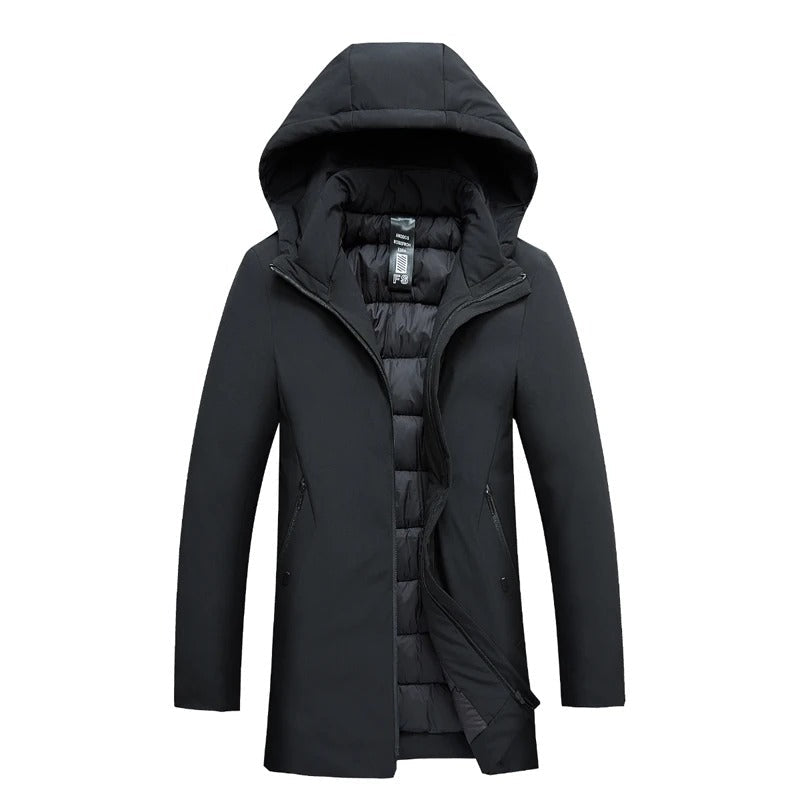 Herren Winterjacke mit Kapuze | Funktionale Ausführung