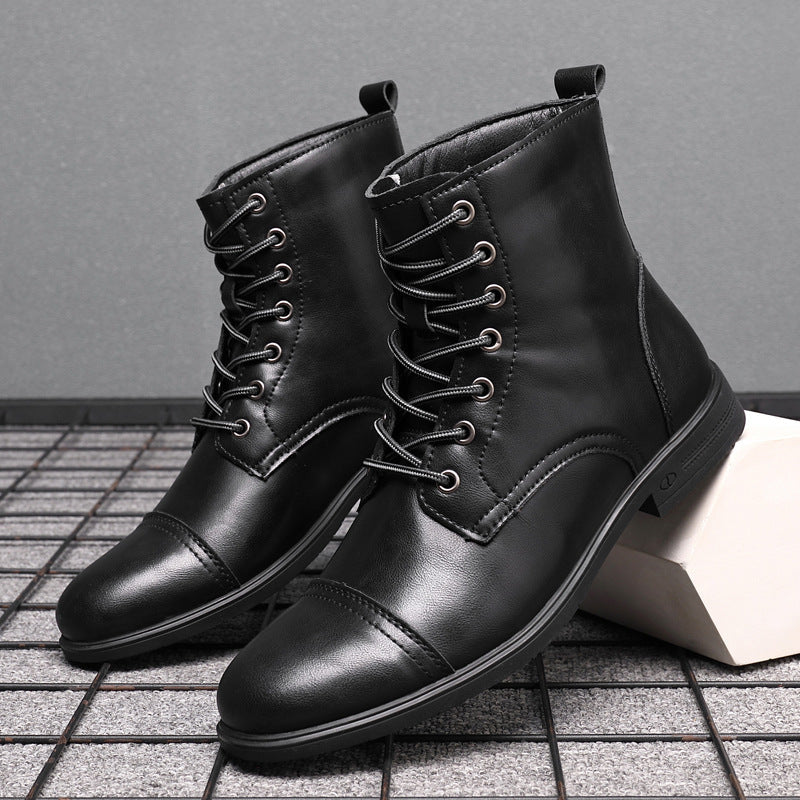 Herren Stiefel | Schnürfront mit durchgehender Schafthöhe