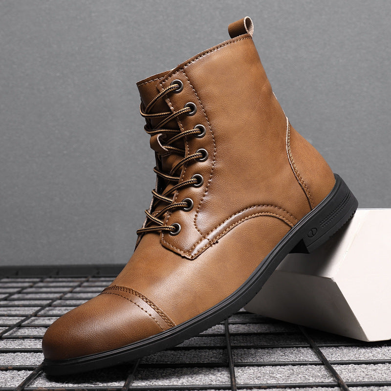 Herren Stiefel | Schnürfront mit durchgehender Schafthöhe