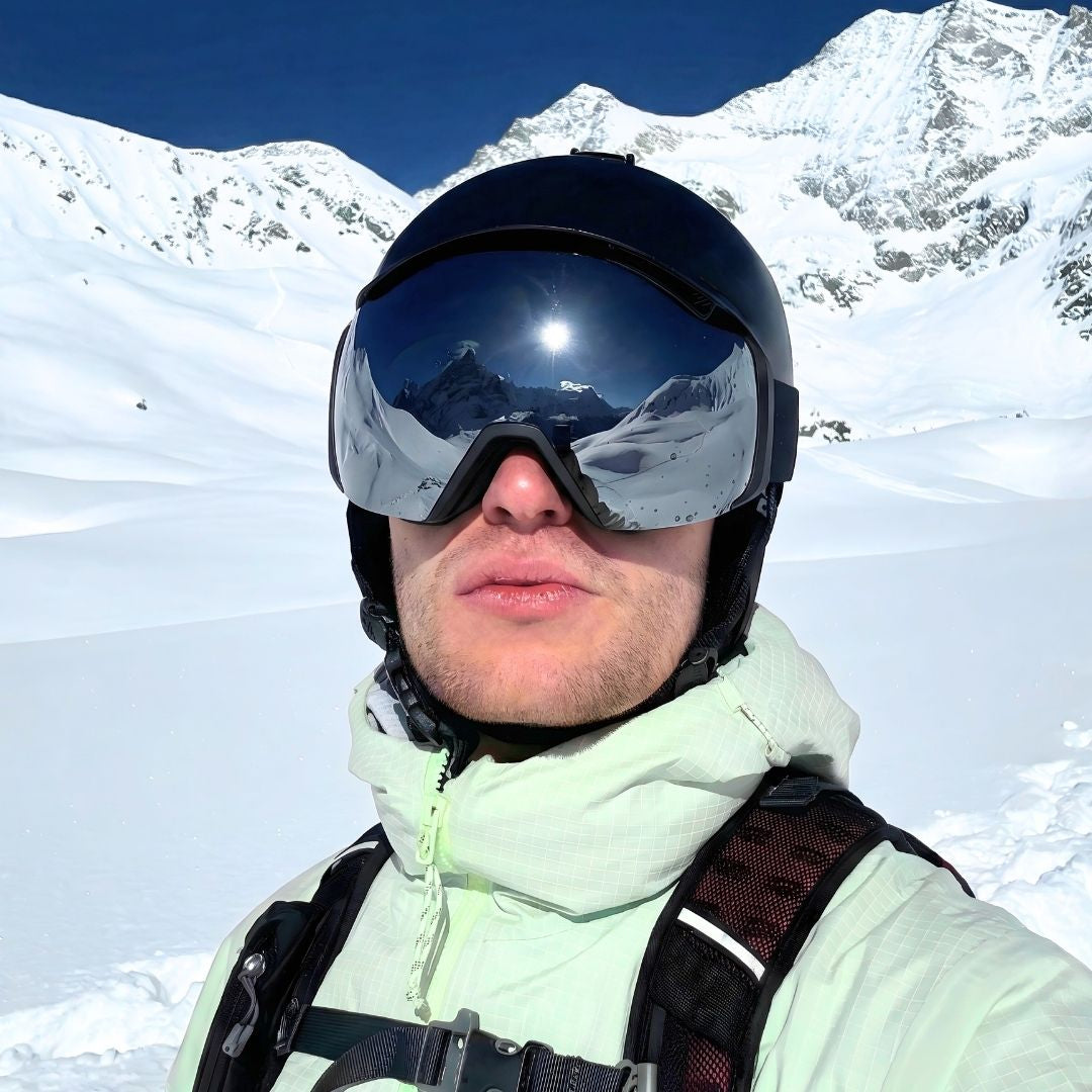 Unisex Skibrille | Panoramadesign geeignet für alpinen Einsatz