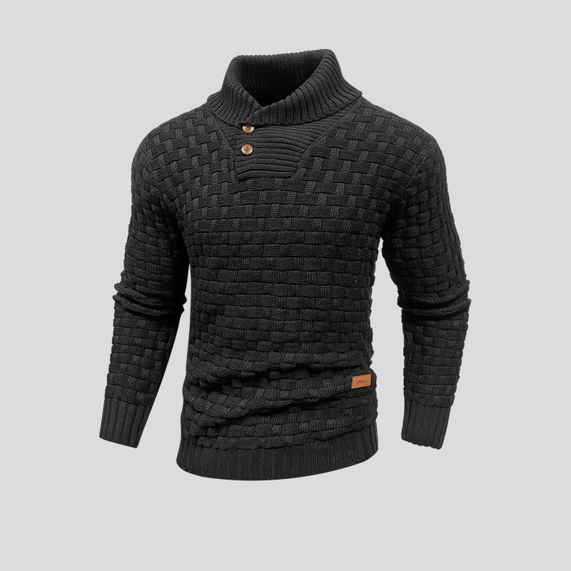 Herren-Pullover mit strukturdesign | Wintertauglich