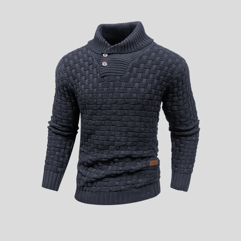 Herren-Pullover mit strukturdesign | Wintertauglich