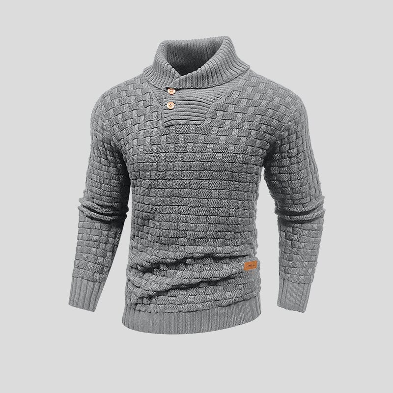 Herren-Pullover mit strukturdesign | Wintertauglich