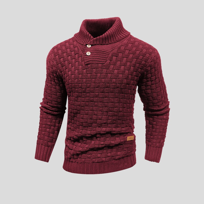 Herren-Pullover mit strukturdesign | Wintertauglich