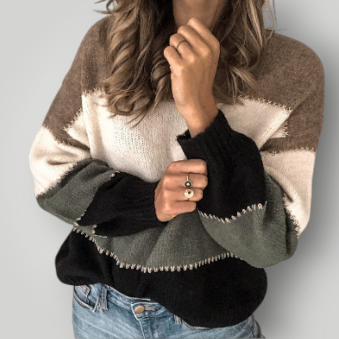 Damen Pullover – Warmer, moderner Strickpullover für kühle Tage