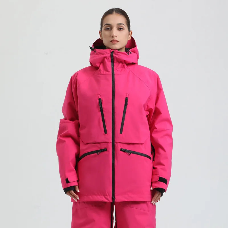 Unisex-Skijacke für Wintersport | funktionale Ausführung