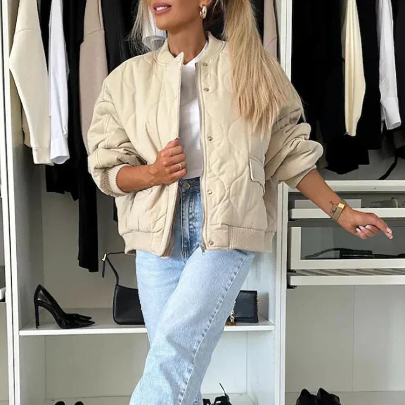 Damen Bomberjacke | Gefütterte Ausführung für Alltag