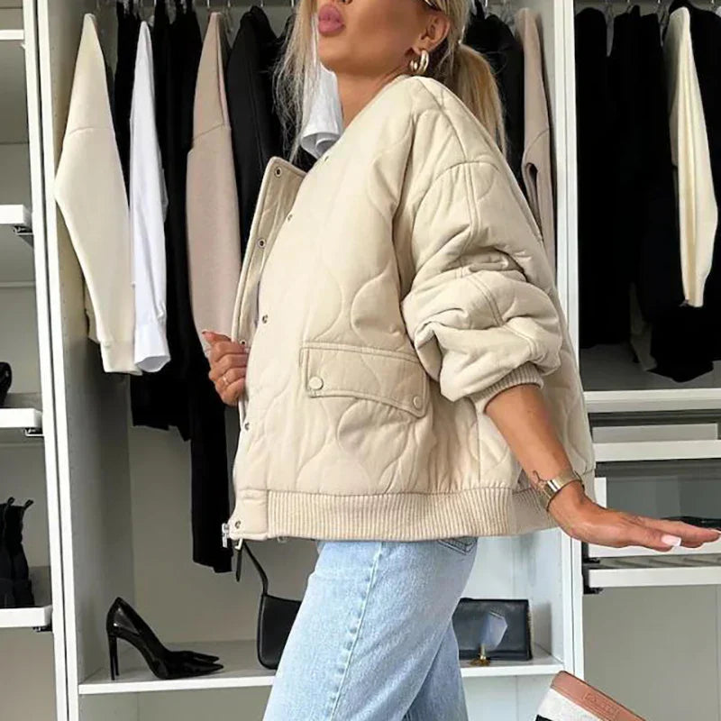 Damen Bomberjacke | Gefütterte Ausführung für Alltag