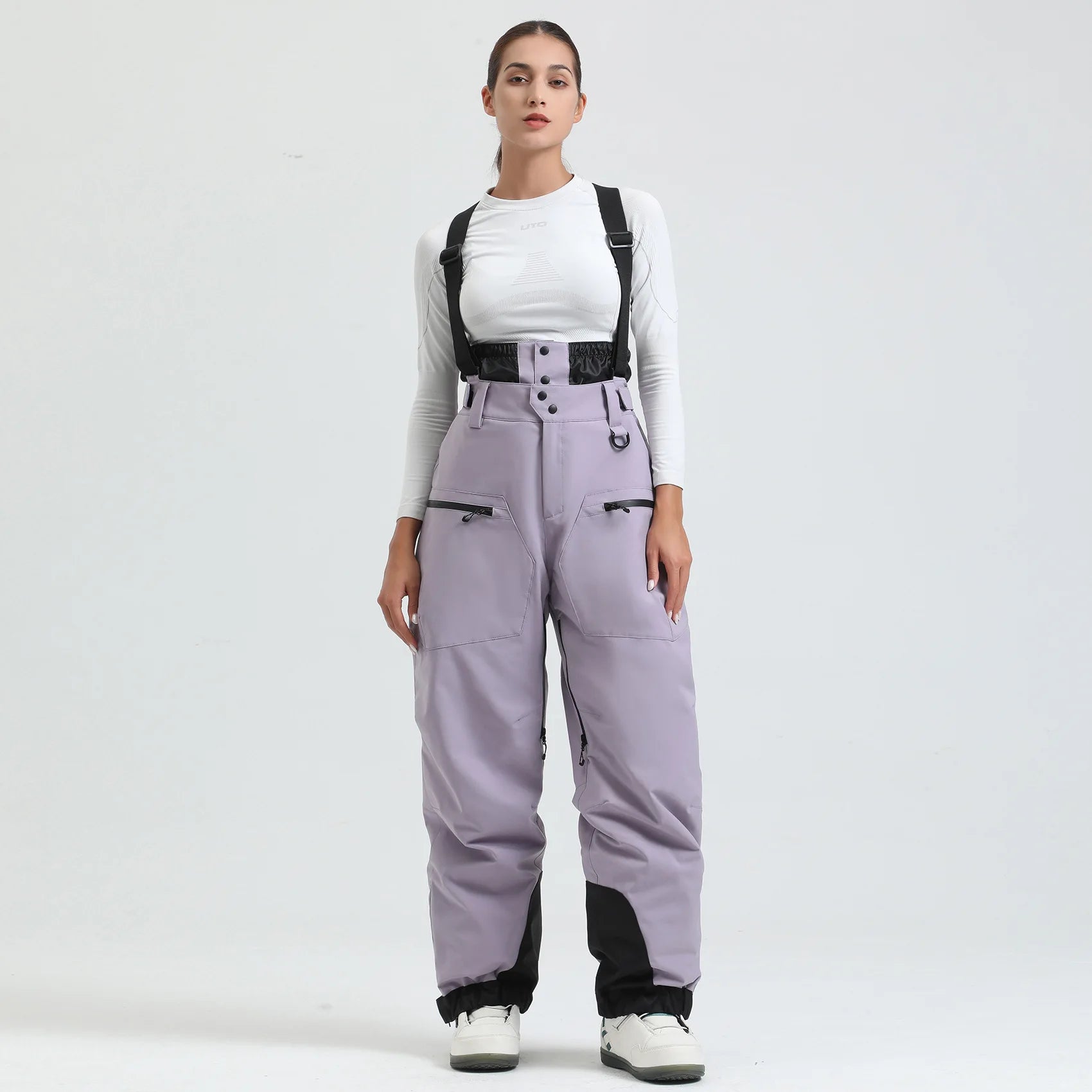 Unisex-Skihose mit Trägersystem | funktionale Winterausführung