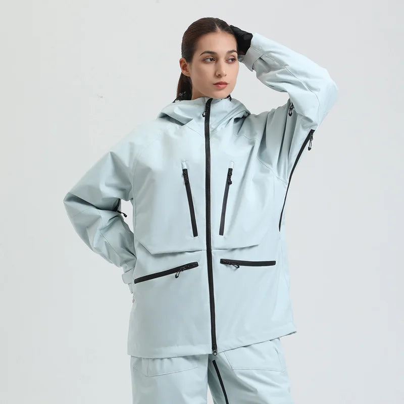 Unisex-Skijacke für Wintersport | funktionale Ausführung