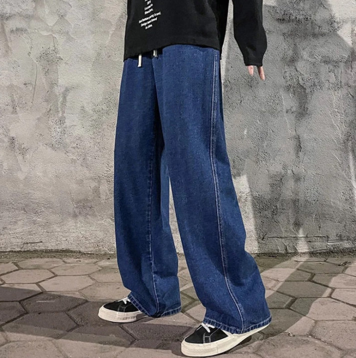 Herren-Jeans mit weiter silhouette | urbaner freizeitstil