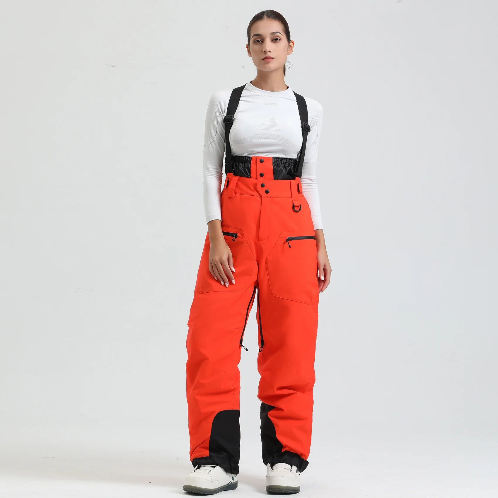Unisex-Skihose mit Trägersystem | funktionale Winterausführung