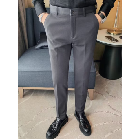 Herren-Hose mit schmaler passform | geradliniger sti