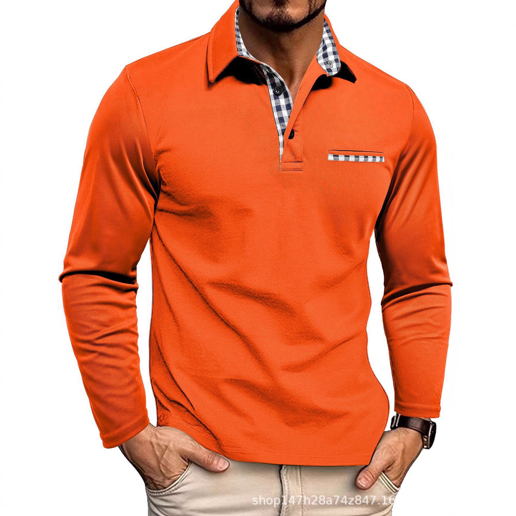 Herren-Poloshirt mit langarmdesign | Alltagstauglich