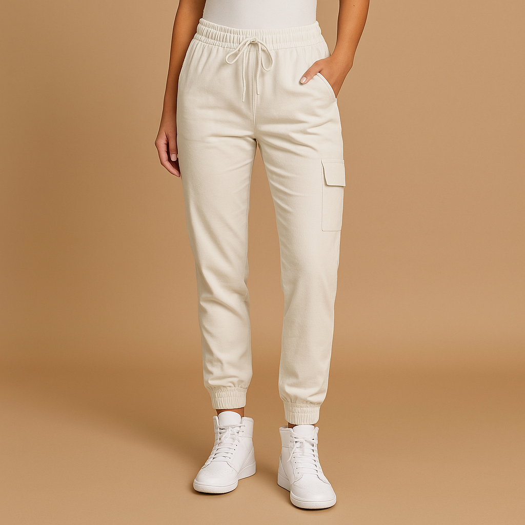 Damen-Cargohose mit Hoher Taille | Alltagstauglich