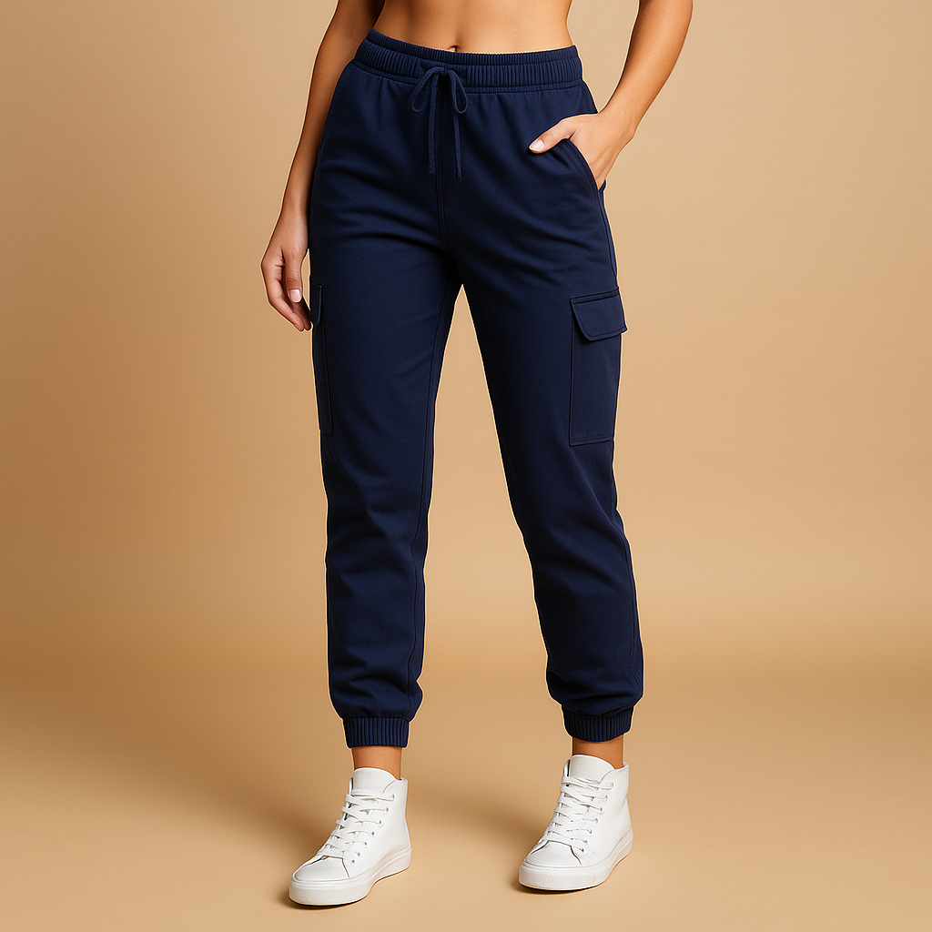 Damen-Cargohose mit Hoher Taille | Alltagstauglich