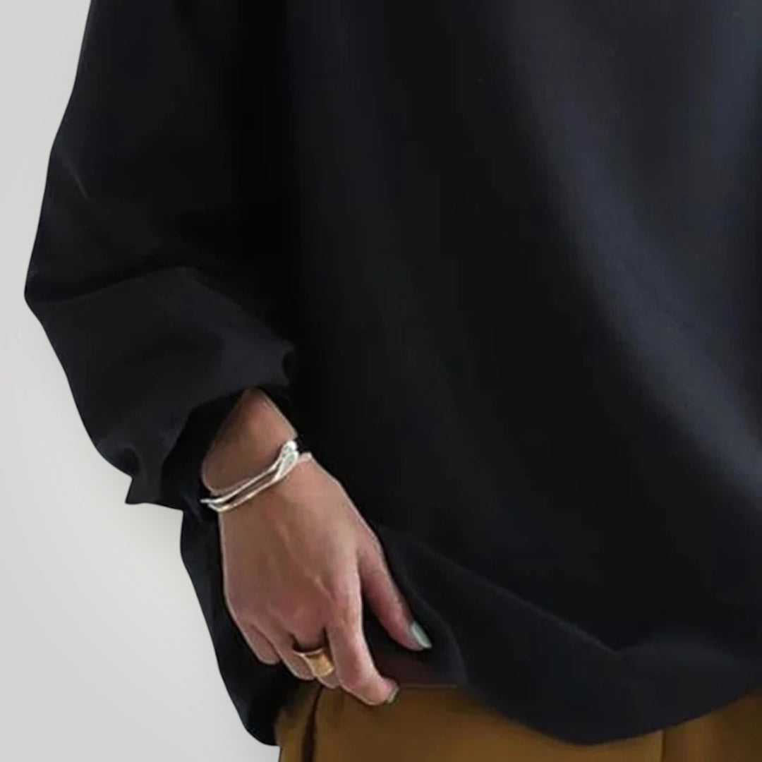 Damen Rollkragenpullover | Eleganter Pullover in Schwarz