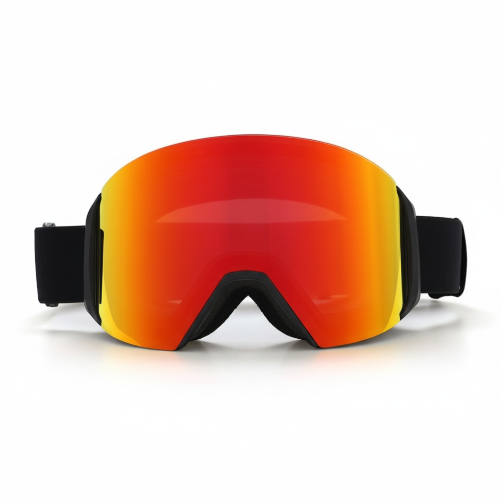 Unisex Skibrille | Panoramadesign geeignet für alpinen Einsatz