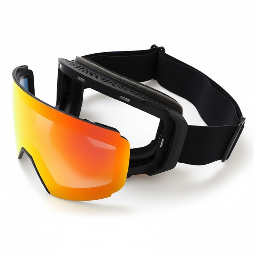 Unisex Skibrille | Panoramadesign geeignet für alpinen Einsatz
