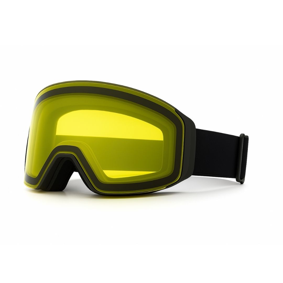 Unisex Skibrille | Panoramadesign geeignet für alpinen Einsatz